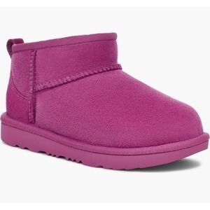 UGG Classic Ultra Mini Boots Big Kid Womens‎ Sz 5 EU 37 NEW Mangosteen Pink